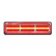 LED Autolamps 3854ARRM 12/24V Multifunction Rear Lamp With Dynamic Indicator PN: 3854ARRM